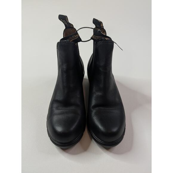 Blundstone Black Leather Chelsea Boots Women's Size 8 Classic Slip-On Ankle Boot - Picture 2 of 9